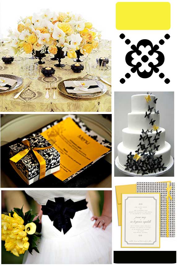 yellow-and-black-wedding